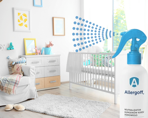 Allergoff neutralizator alergenów kurzu domowego, pomaga pozbyć się roztoczy kurzu